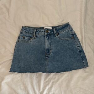 Princess Polly Blue Denim Skort